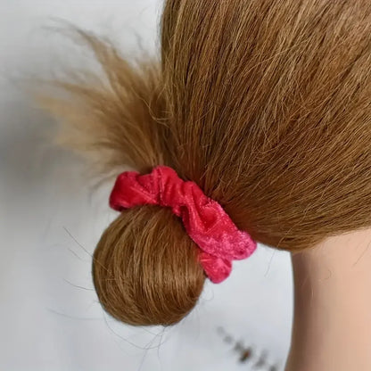 6pcs/set Women's SPA Hairband Set, Headband Hair Hoop Claw Clip Velvet Hair Hoop Wristband For Washing Face Skincare Makeup Wear