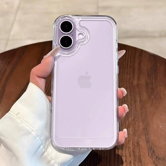 Transparent Acrylic Clear Phone Case For iPhone 17 Air 16 15 14 13 12 11 Pro Max Plus XS X XR Shock Proof Protection Back Cover by PDG ibma