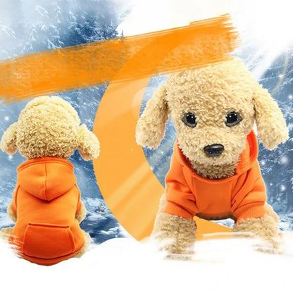 Winter Dog Hoodies Sweatshirt Jacket for Small and Medium Dog Pet Coat Puppy Clothes Chihuahuas Bulldog Costume Puppy Pet Autumn