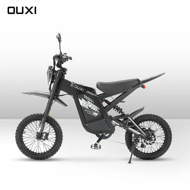 TcBR Warehouse OUXI Aluminum Alloy Electric Fat Tire Bicycle 750W Motor 20AH Battery 7 Speed Color LCD Adult Electric Bicycle GT