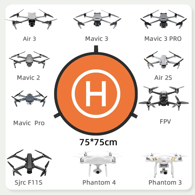 BRDRC Foldable Landing Pads for DJI Mavic 4 Pro/Air 3S/Neo 2/Mini 5 Pro/4 Pro/Mini 3/Mini 4K/2 Drone Mat Quadcopters Accessories