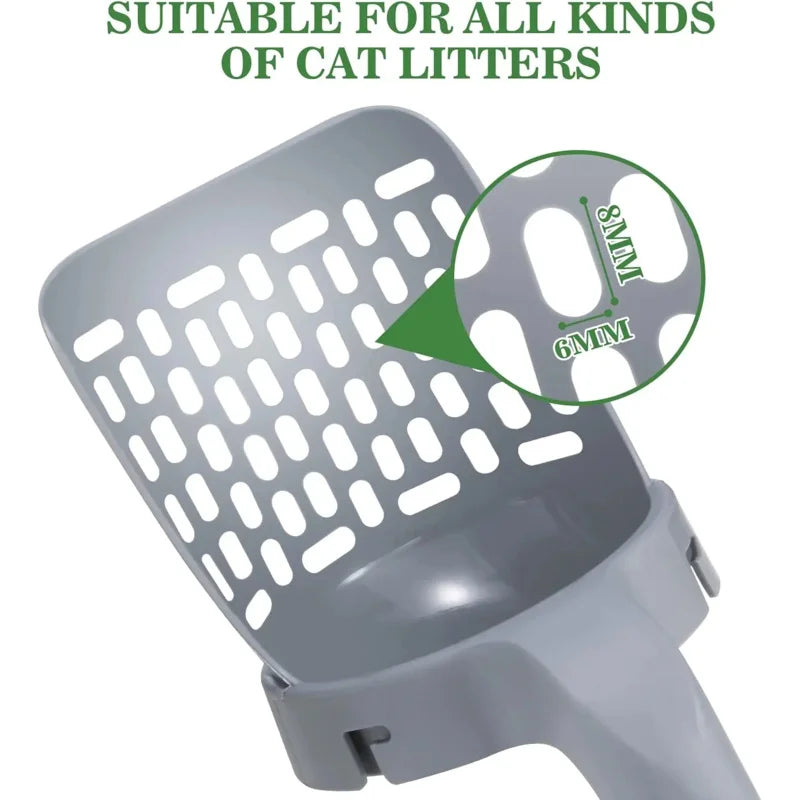 Cat Supplies Cat Litter Scoop with Refill Reusable Pet Cleaning Tool Cat Toilet Waste Cleaner Cat Litter Box Special