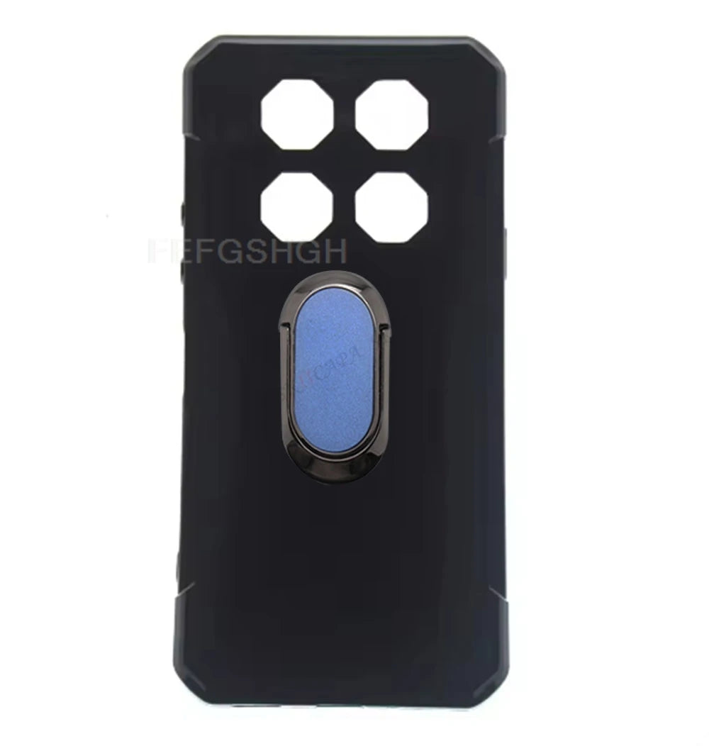 For Oukitel WP60 WP 60 7.2" 2025 OukitelWP60Back Ring Holder Bracket Phone Case TPU Soft Silicone Cover