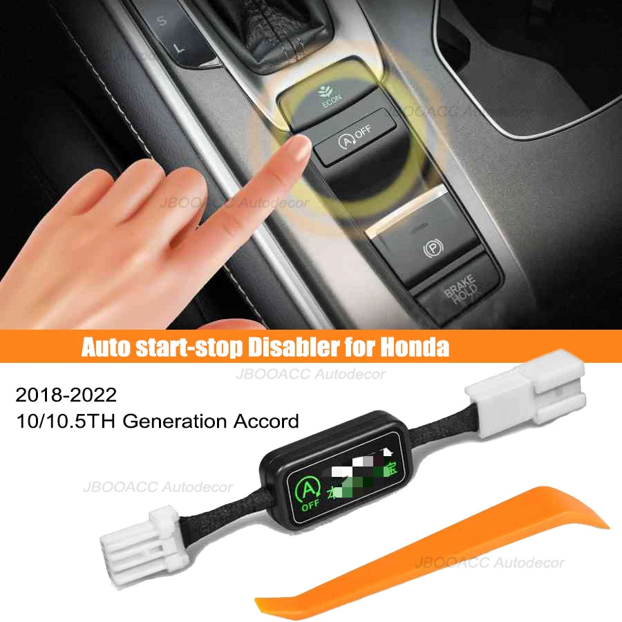 Auto Start Stop Off For Honda 10th Generation Accord Civic HRV URV CRV ZRV Inspire Breeze Crider Envix Auto Start-stop Disabler