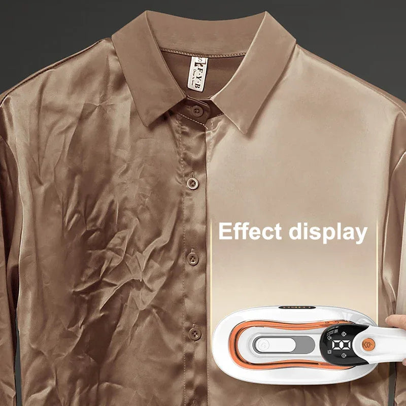 2025 New Ai Smart LED Digital Display Handheld Steam Iron Home Travel Portable Steam Iron 1200W High Power Handheld Hanging Iron