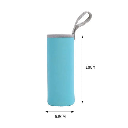 High Quality Portable Water Bottle Cover Anti-fall Neoprene Water Bottle Case Creative Elastic Vacuum Cup Sleeve Outdoor