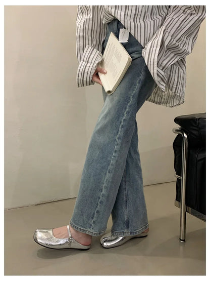 Women Tabi Ninja Slippers Brand Mules Soft Microfiber Comfy Flats Fashion Split Toe Slides Casual Loafer Shallow Ballerina Mujer