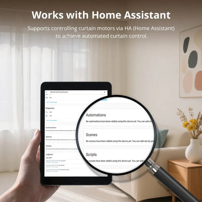 Matter Over WiFi Smart Sliding Curtain Motor Support Google Home Smartthings Homekit Alexa Control Automatic Curtain System
