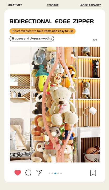 Extra Large Toy Storage Bucket Organize Home Plush Toys Neatly Sunglasses Smiley Design Top Can Place Figurines