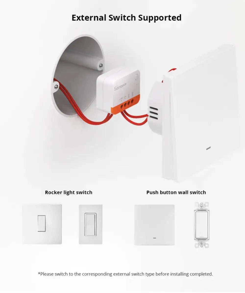 SONOFF ZBMINI-L2 Zigbee DIY Mini Smart Switch Module No Neutral Wire Required Switch Work With Alexa Google Alice Smartthing