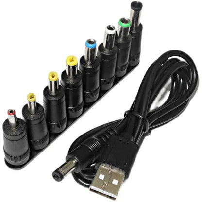 USB To DC Power Line 6.3/5.5/4.0/3.5 Circular Hole Fan Sound Desk Lamp Toy Cleanser Charging Line  Extension Cord Power Cord