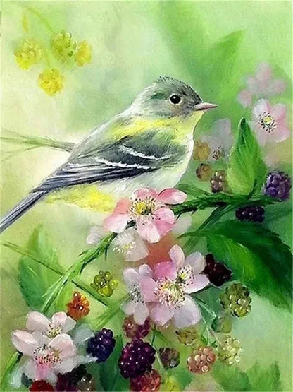 Huacan DIY Diamond Painting Animal Full Round Square Mosaic Flower Set Art Handmade Gift Home Decoration