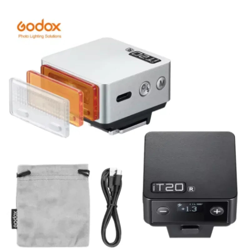Godox iT20 R Mini Flash for Ricoh TTL Camera 6 Level Automatic Flash Output 1.5 Seconds Recycle Time