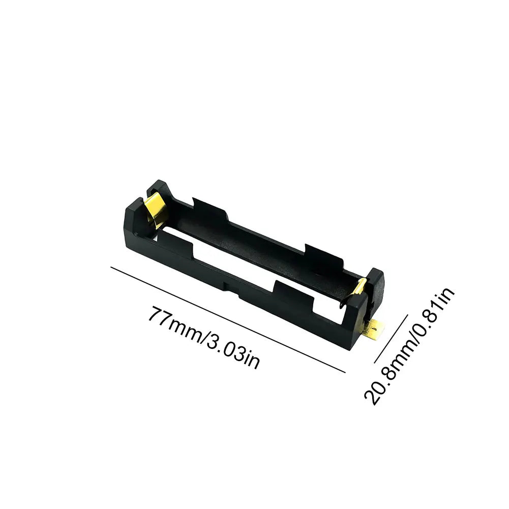18650 SMT Battery Holder 18650 SMD Battery Box With Bronze Pins Rechargeable Battery Storage Box Case Holder Power Bank 3.7V