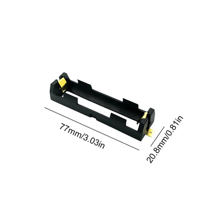 18650 SMT Battery Holder 18650 SMD Battery Box With Bronze Pins Rechargeable Battery Storage Box Case Holder Power Bank 3.7V