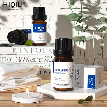 HIQILI Best Essential Oils ,100% Pure Nature for Aromatherapy | Humidifier, Massage,Diffuser, Skin & Hair Care,Perfume DIY-10ML