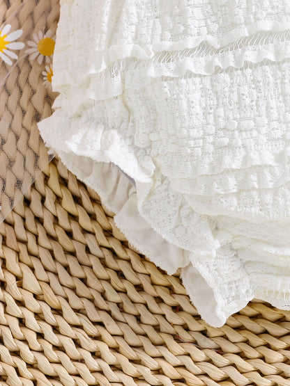 Baby Toddler Spring Summer Lace Butt Cheek Pants Cloud Soft Cute Fitted Diaper Covers All-Season Versatile Infant Clothing