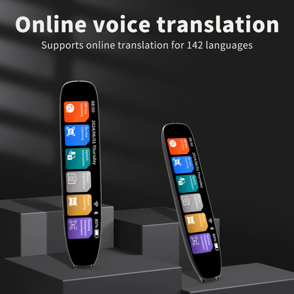 Translation Pen for Dyslexia Scanner Reading Pen 142 Text to Speech Smart Recording Pen Voice Wireless Text Extract Translator