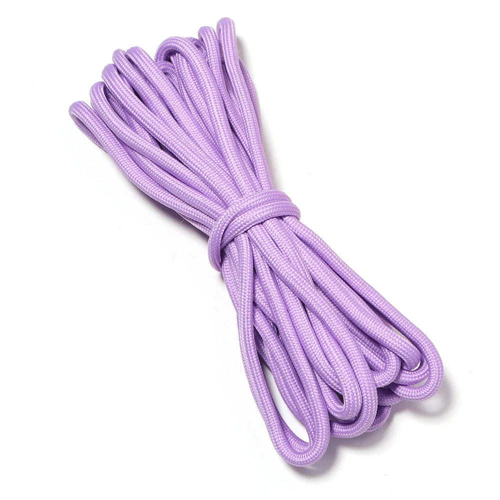 5yards/lot 5mm Colorful Polyester Braided Rope For Jewelry Making DIY Keychian Lanyard Bag Pendant Handcraft Accessories