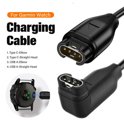 Charger for Garmin Forerunner 45 55 245 255 265 745 945 955 965,Vivoactive 3 4S, Venu 2 Plus,Fenix 8 7 7S 7X 6 5 Charging Cable