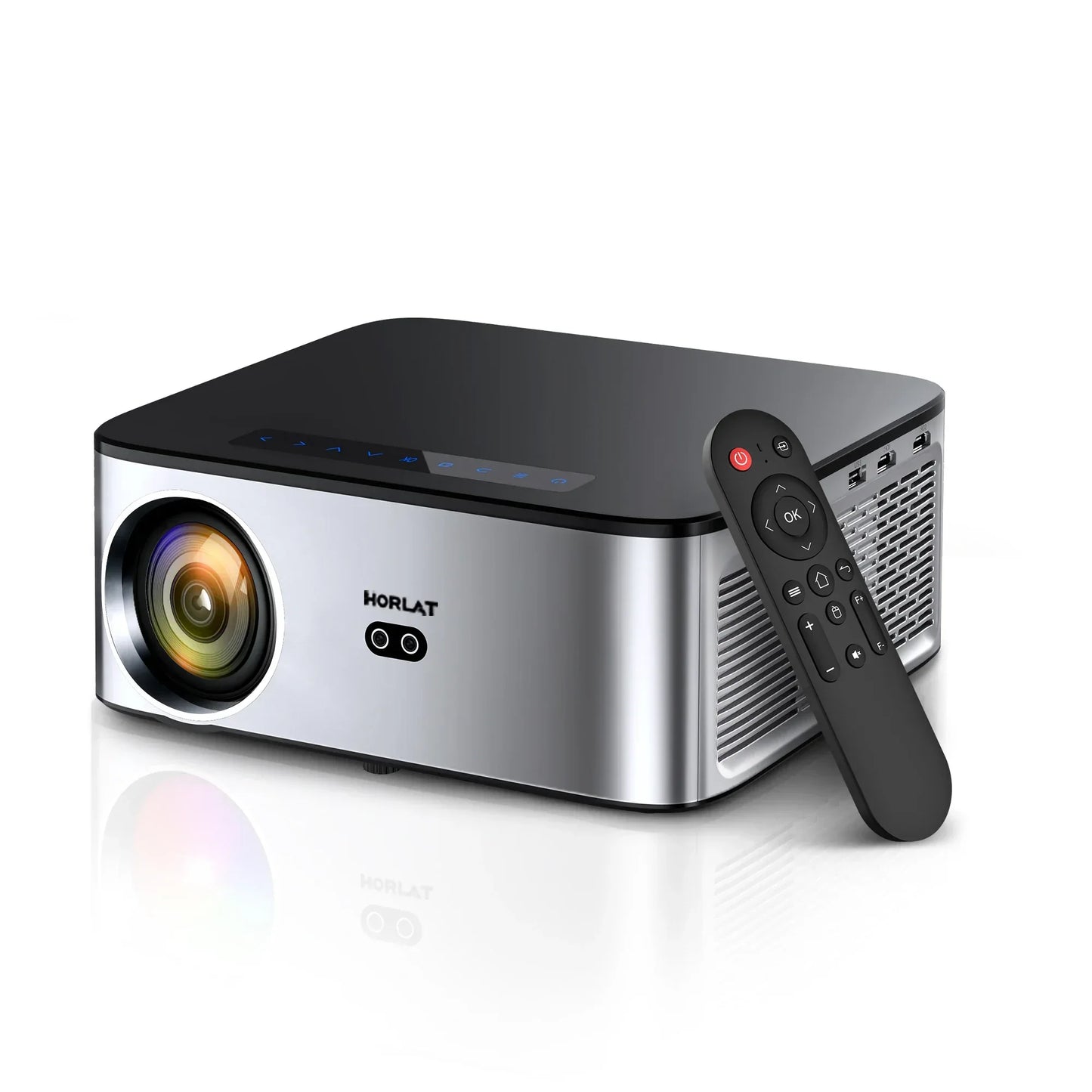 HORLAT 35000Lumenes 4K Android Projector 8K Decode Video Audio Home Theater AutoFocus Keystone 5G WiFi Portable Proyector Beamer