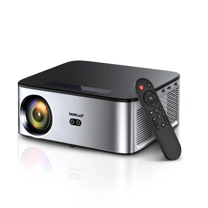 HORLAT 35000Lumenes 4K Android Projector 8K Decode Video Audio Home Theater AutoFocus Keystone 5G WiFi Portable Proyector Beamer