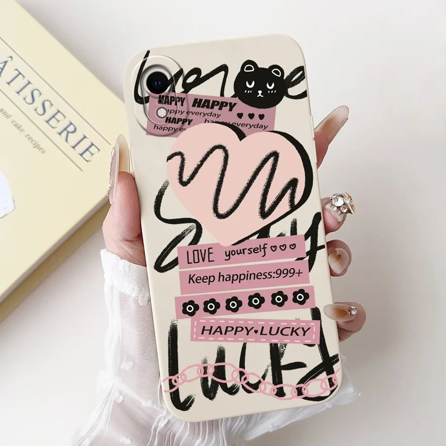 For iPhone X XR XS SE 2020 Case iPhoneX Liquid Soft Silicone Case For iPhone x s XR Back Cover For iphone se 2020 Phone Bumper