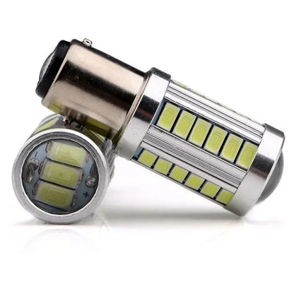 2X 1156 1157 P21/5W BAY15D 7440 7443 3157 33SMD Super Bright Brake Lights Fog Lamp Auto Daytime Running Light Stop Bulbs 12V