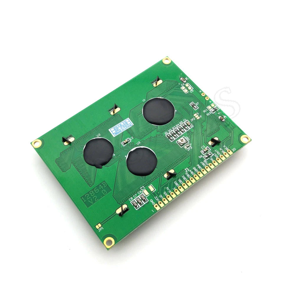 12864 LCD Display Module 5V LCD LED Display Board Yellow Green Blue Screen with Backlight ST7920 Parallel Port 128*64 128X64