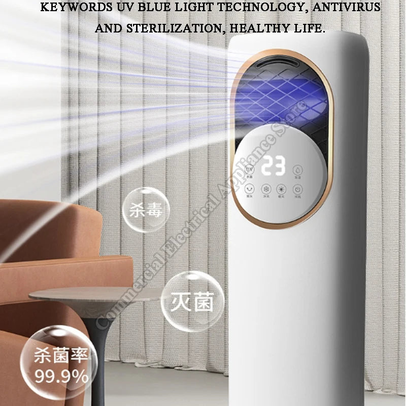 Cold And Warm Dual-Use Air Fan Refrigeration And Heating Integration Portable Mini Air Conditioner