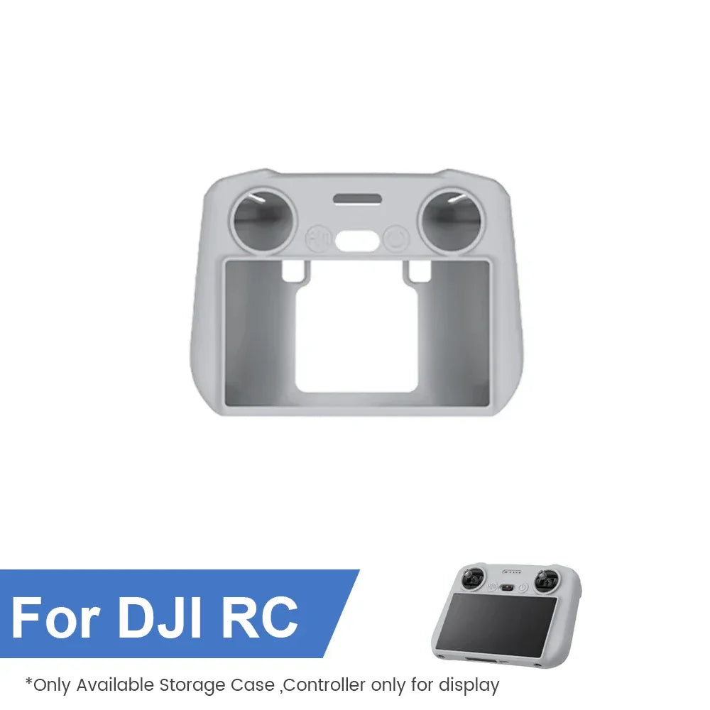 Silicone Case Protective Cover for DJI Mini 3/Mini 4/Mini 5 Pro/Flip/AIR 3S/Mavic 3/4 Pro/Neo/RC/RC 2 Remote Control Accessories