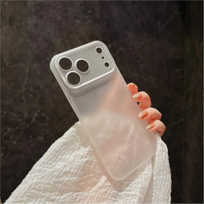 Ultra Thin PP Hard Case for iPhone 17 Air 17 16 15 14 13 12 mini 11 Pro X XR XS Max 16E Clear Translucent Shockproof Slim Cover