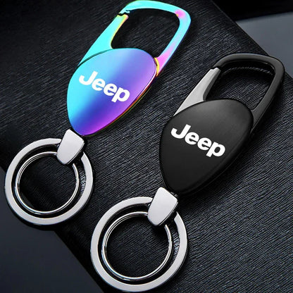 Car Keychain Auto Keyring Accessories For Jeep Renegade Compass Grand Cherokee Wrangler jk Gladiator Patriot
