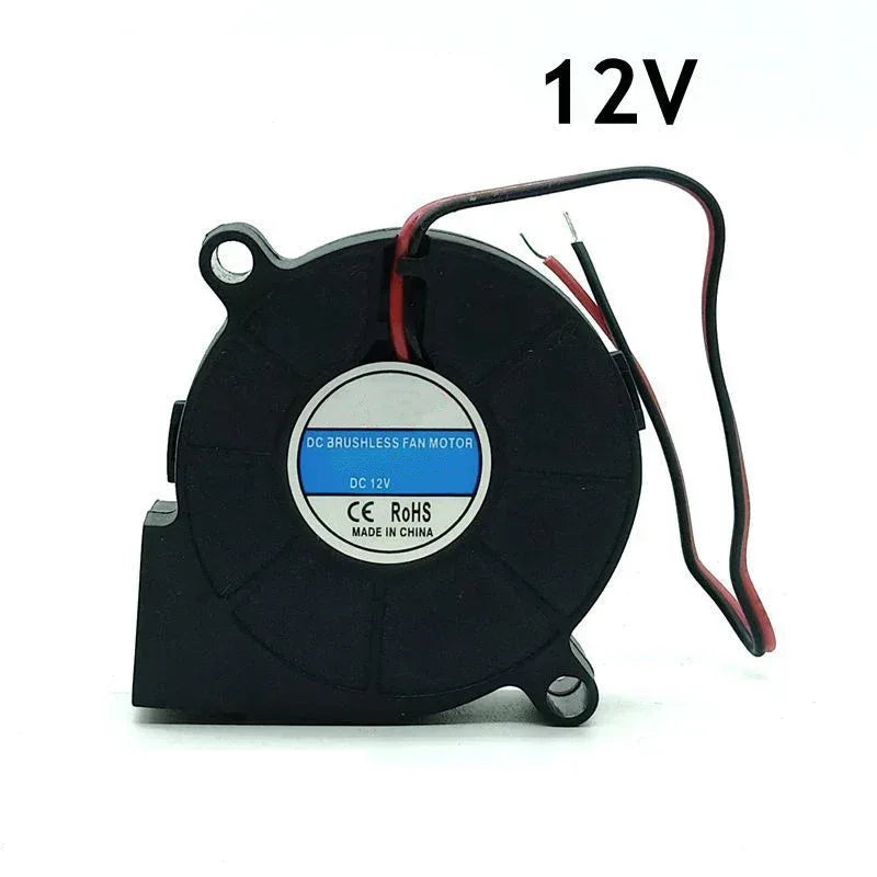 Blower Turbin Fan Motor 12V 5CM 50X50x15mm Silent Cooler CPU GPU VGA Cooling Fan Heat Dissipation DC Brushless Motor Fan