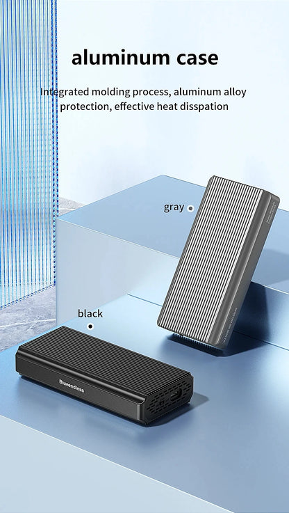 40Gbps USB 4.0 SSD Enclosure Thunderbolt USB-C M.2 NVMe SSD Case Compatible with USB 3.2/3.1/3.0 For Macbook iPad Phone Laptop