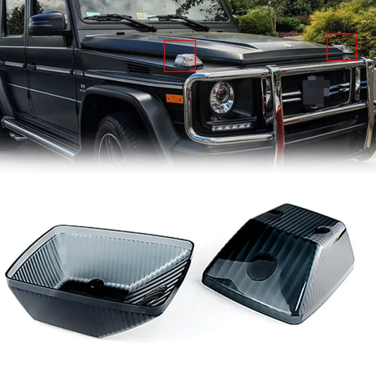 For Benz W463 G-Class G500 G550 G55 G63 G65 AMG 1990-2018 Front Turn Signal Lamp Lens Shells OEM:4638260057