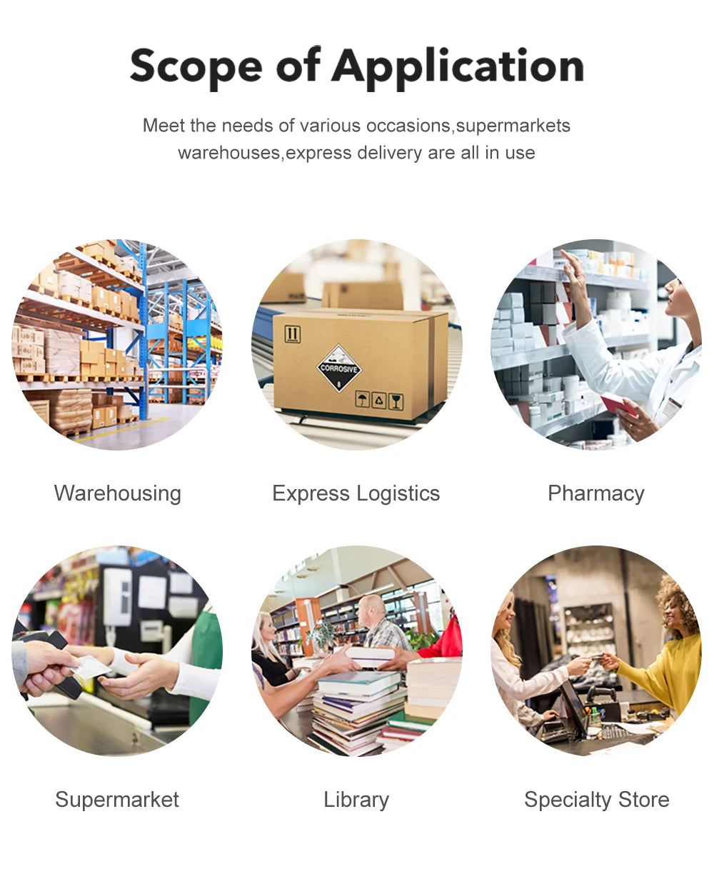 1D 2D Barcode Scanner Wired Wireless Bluetooth Bar Code Reader Omni-directional Scanning For Supermarket Logistics Product