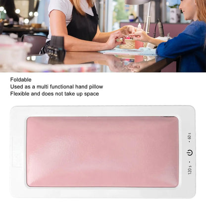 LINMANDA UV Led Nail Lamp With Leather Hand Pad Foldable Drying Lamp Home Use Nail Lamp For Drying Polish Varnish With USB Cable