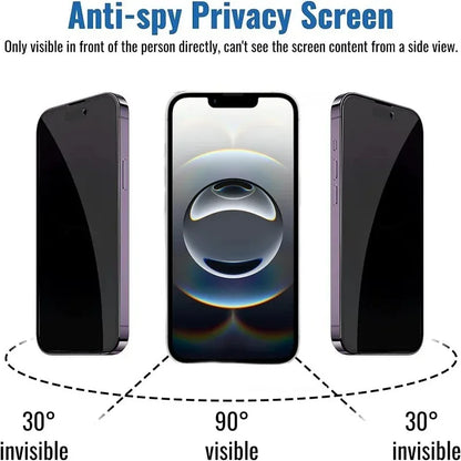 3PCS Privacy Screen Protector for IPhone 16e Tempered Glass for Iphone 16 Pro Max 16E 2025 Anti-Spy GLASS New