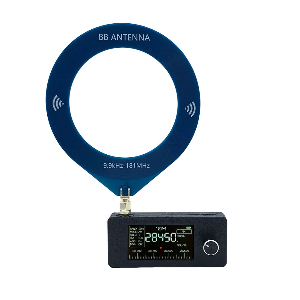 SI4732 0.5-108mhz Portable Radio LSB USB AM FM Pocket Mini Radio 1.9inch IPS Screen All Band Radio Receiver HF SW MW VHF Radio