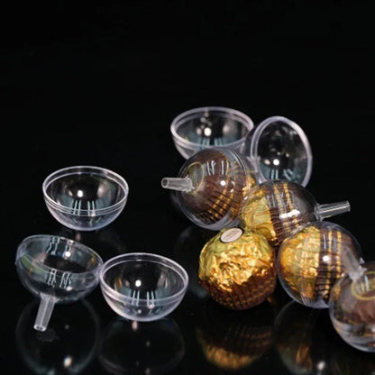 10/20/30/50pcs Clear Chocolate Wrapper Box Truffle Liner Flower Candy Box Chocolate Ball Holder Case Valentine's Day Gift Boxes
