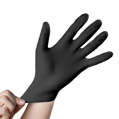 50PCS Disposable Gloves Black Nitrile Gloves Home Kitchen Cooking Tools Tattoo Washing Car Household Cleaning Work Gloves