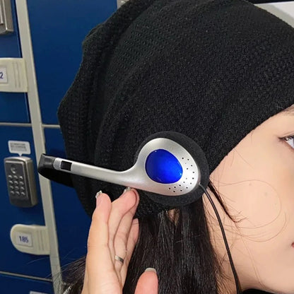 Personality Retro Classic Music Headphones Fashion Game Headset Portable Sport Wired Earphone Photography Photo Props