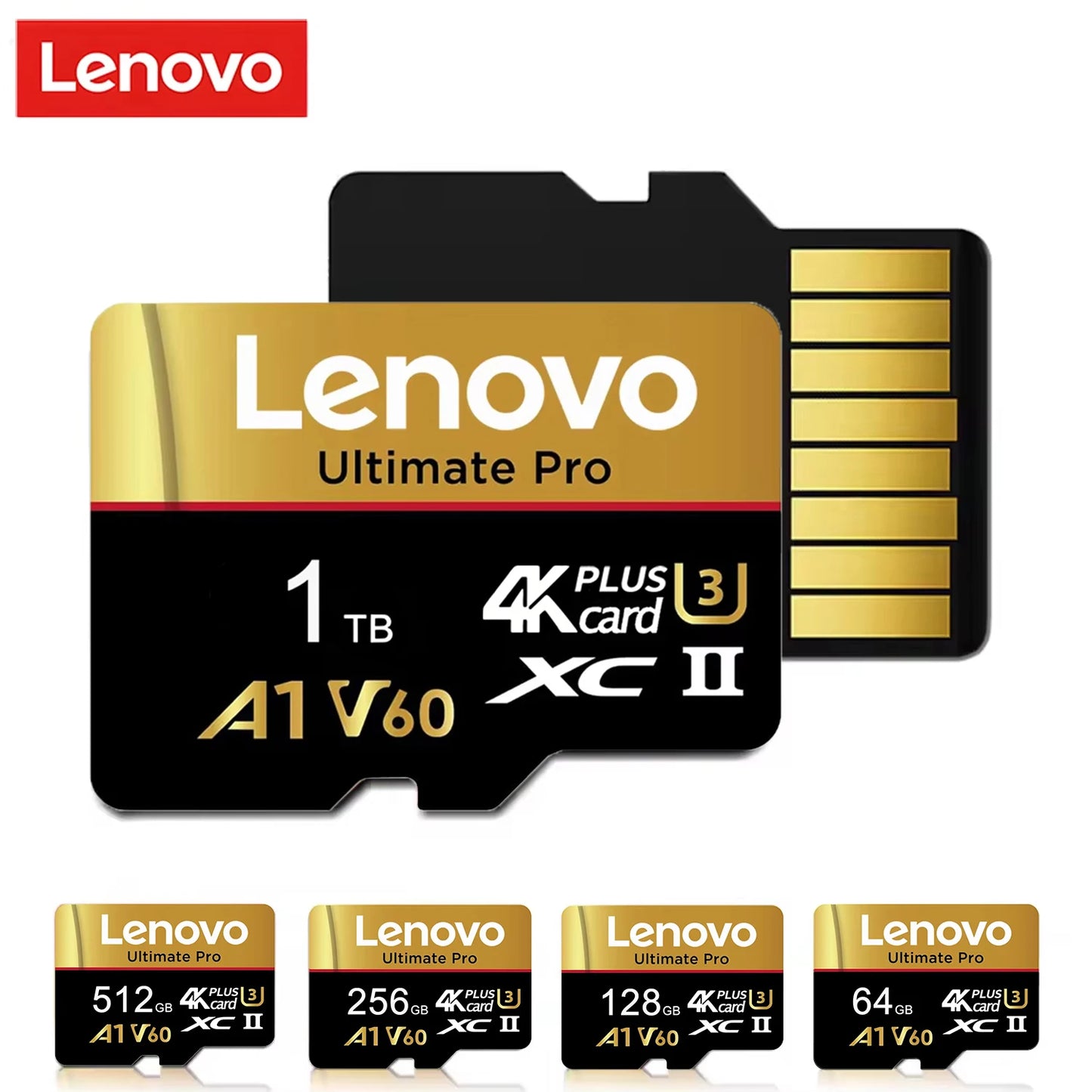 Lenovo High Endurance Memory Card Micro TF SD SD Cards TF Cards 256GB 1TB 32GB HD A1 Device for Tablet / Camera / Smartphone