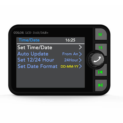Stereo Digital Broadcast 2.4Inch LCD Color Screen Radio Receiver Bluetooth 5.0 DAB/DAB+ Digital Radio MP3 FM Transmitter for Car