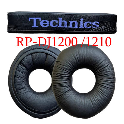 Suitable for TECHNICS  RP DJ1200 Headphone Cushion Foam Cover RP-DJ1210 Ear Pads RP-DH1200