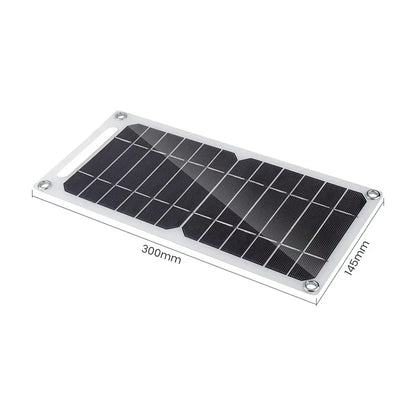 5W 35W 6.8V Portable Waterproof Solar Panel USB Charger for Camping Hiking Phone Battery Bank Mobile Charging