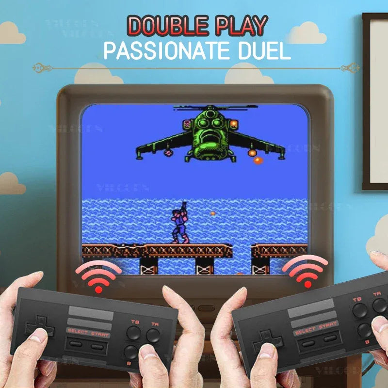 8 Bit Mini Game Console Game Stick AV Output Video Game Console 620 Games for NES/Dendy/Gameboy With Wireless Game Controller