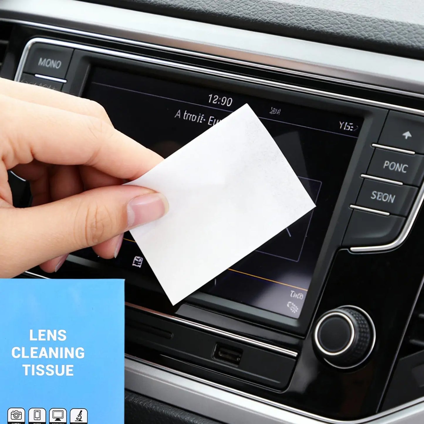 100-500pcs Universal Lens Cleaning Tissue Soft Wipes Booklet For Phones Tablet Laptop Screen Camera Lens Cleaning Paper