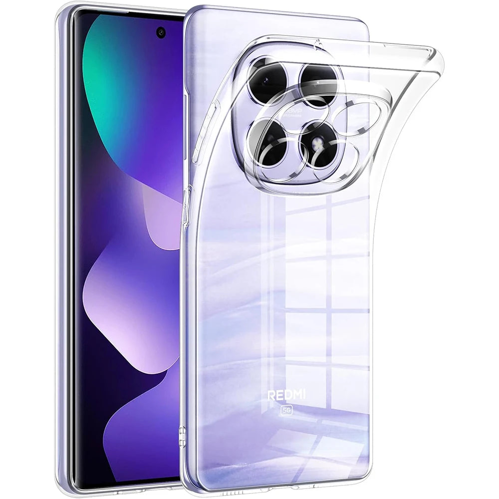 Ultra Thin Silicone Soft Case For Xiaomi Redmi Note 15 Pro Plus Pro+ 4G 5G Clear Transparent Shell Shockproof Slim TPU Cover